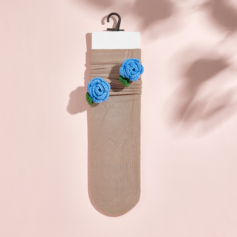 Calcetines De Punto Con Flores Y Frutas De Varios Estilos, Calcetines Coloridos - miscalcetinescaramx