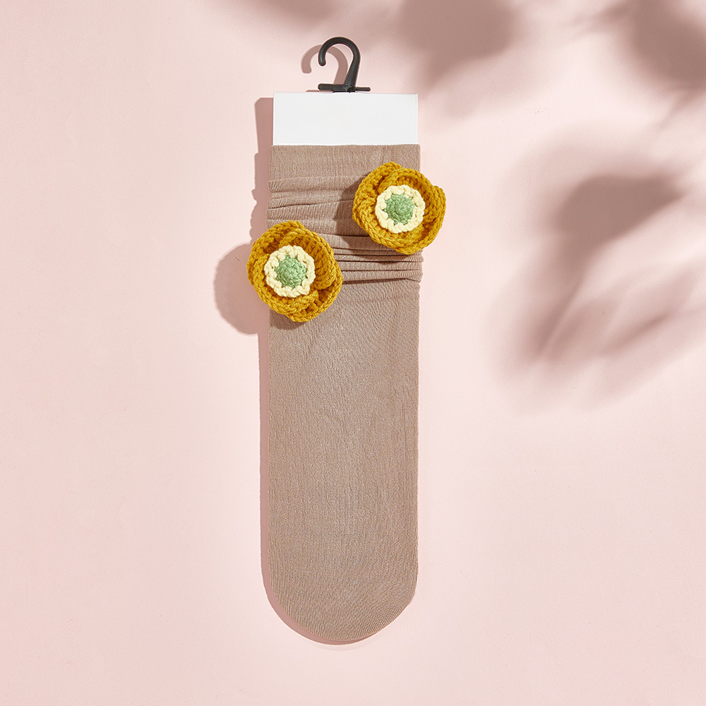 Calcetines De Punto Con Flores Y Frutas De Varios Estilos, Calcetines Coloridos - miscalcetinescaramx