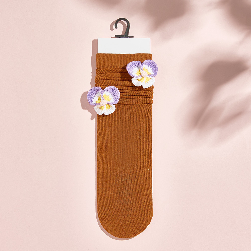 Calcetines De Punto Con Flores Y Frutas De Varios Estilos, Calcetines Coloridos - miscalcetinescaramx