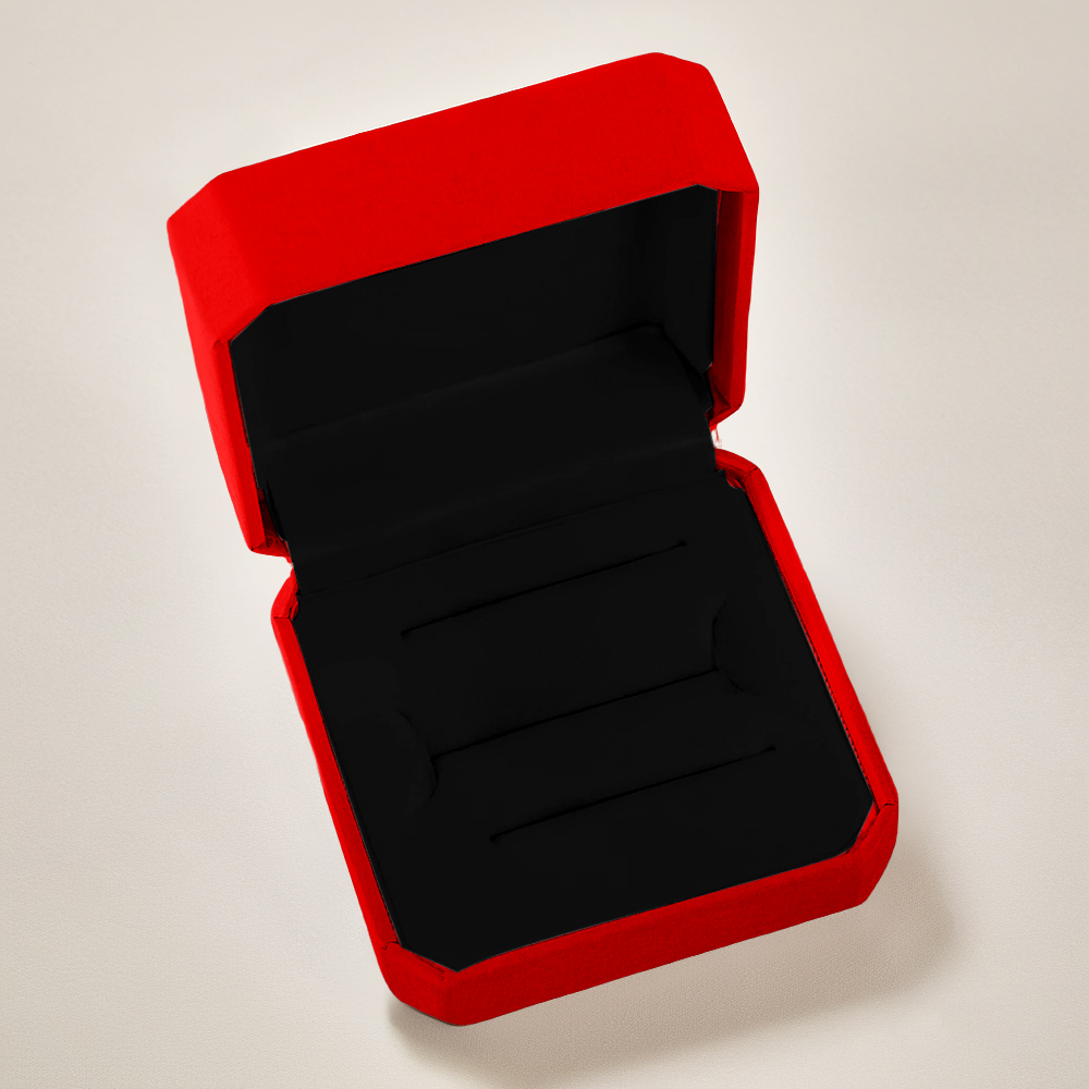 Caja De Regalo (9 X 9 X 4 Cm) Roja