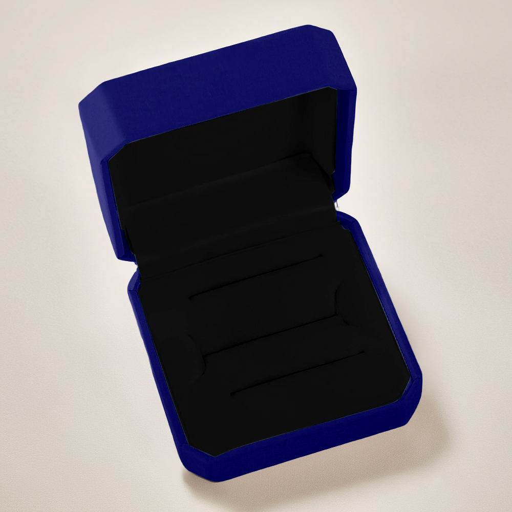 Caja De Regalo (9 X 9 X 4 Cm) Azul