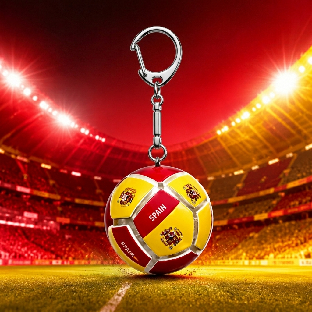 2026 Llavero De Bola De Fútbol Con Bandera De Fútbol, ​​bola De Estrés Sensorial De Clic Mecánico De 12 Lados Para Adultos, Bolas Para Aliviar El Estrés, Llavero De Fútbol Para Llaves Y Mochila (12 Naciones) - miscalcetinescaramx