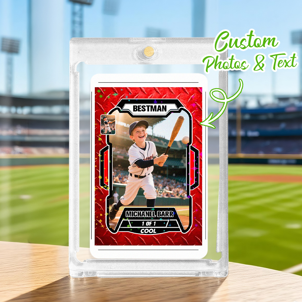 Tarjeta De Poke Personalizada Con Retrato Deportivo A Partir De Una Foto. Tarjeta De Entrenador Personalizada Con Temática Deportiva, Con Nombre Y Estadísticas Personalizados. Regalo Único Para Atletas Y Fanáticos. - miscalcetinescaramx