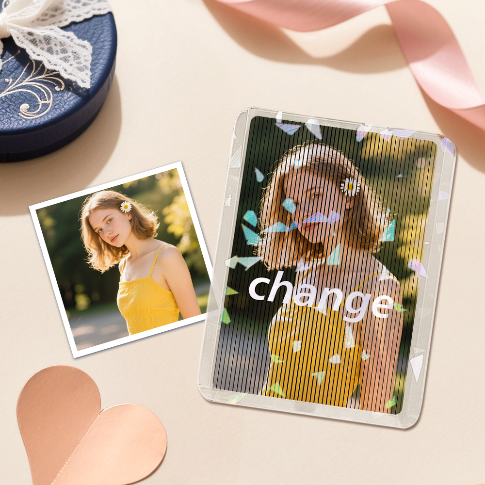 Tarjeta Personalizada De Doble Cara Con Soporte, Regalo Único Para Cumpleaños, Aniversarios, Parejas Y Amigos. - miscalcetinescaramx