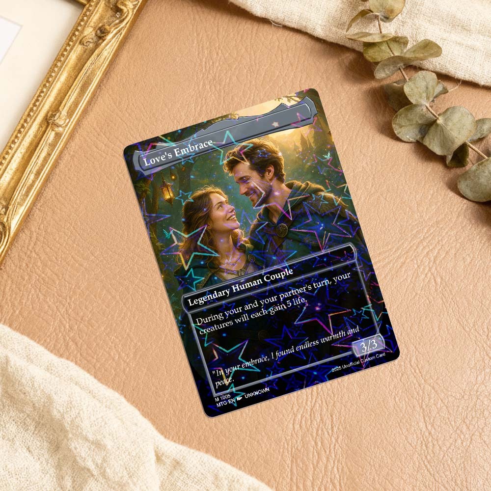 Tarjeta Personalizada De Pareja De San Valentín, Regalo Personalizado De Tarjeta Acrílica De Dibujos Animados Con Estilos De Película Opcionales - miscalcetinescaramx