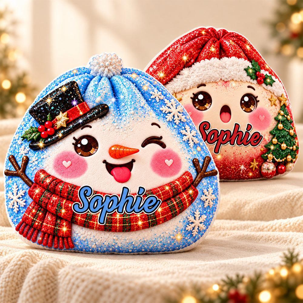 Almohada Personalizada En Forma De Arco Iris, Lindo Personaje Sonriente Abrazado Por Un Niño, Regalo único Para Niños - miscalcetinescaramx