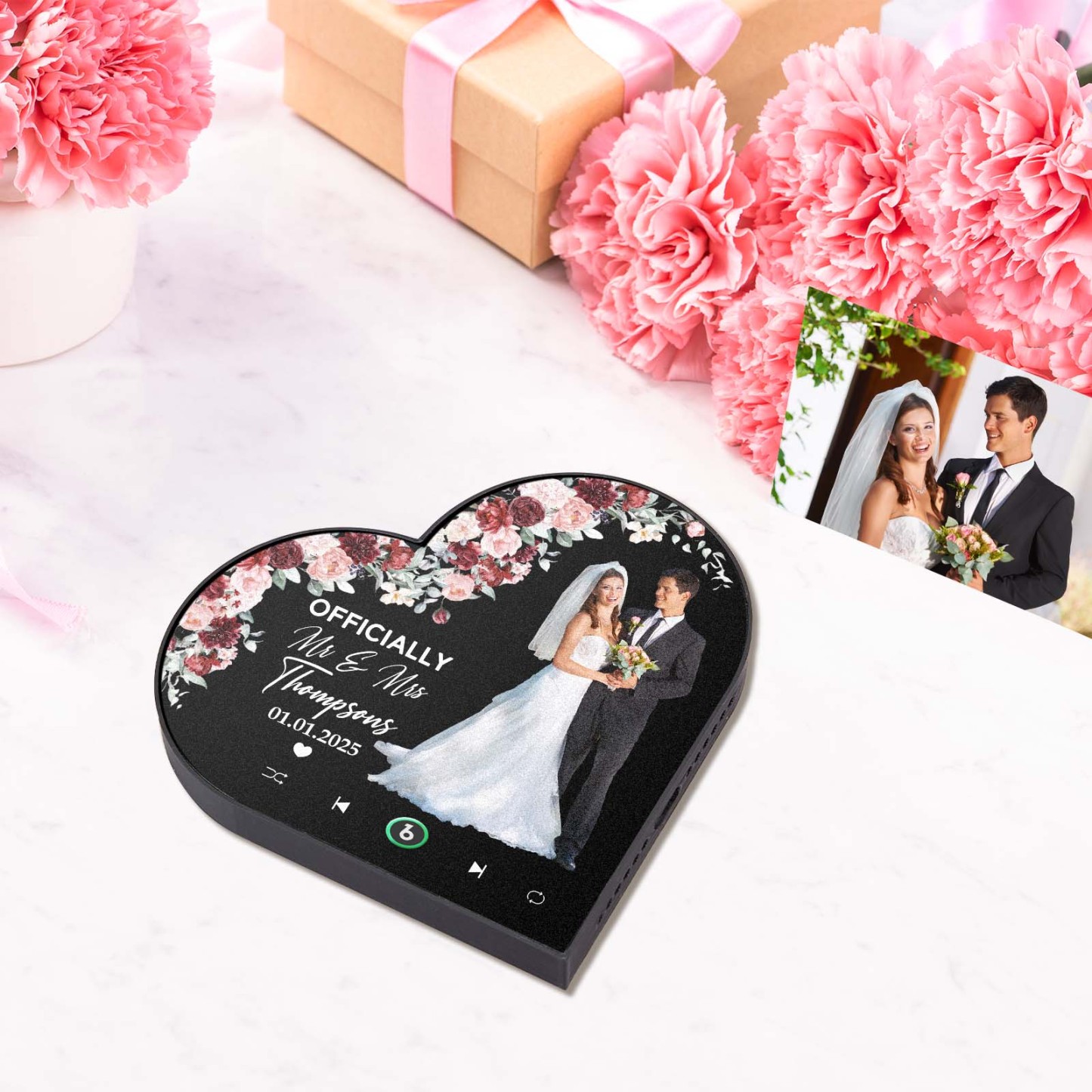 Imán De Nevera Con Música Personalizada, Carta De Amor, Álbum Personalizado, Imán De Nevera, Pegatina De Foto De Pared Con Música - miscalcetinescaramx