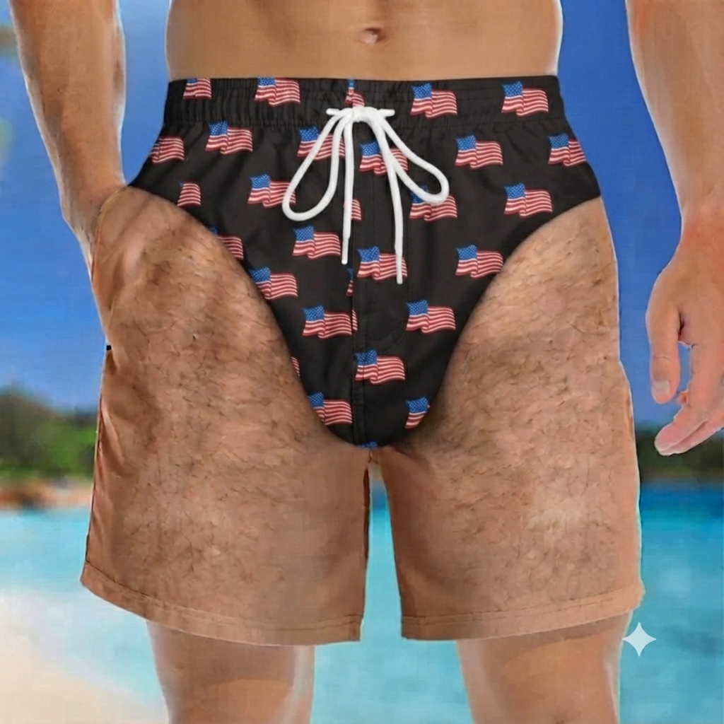 Bañadores Personalizados Divertidos Para Hombres Patrióticos - Regalos Personalizados De Viajes Y Vacaciones De Verano Para Hombres - Libertad Y Relajación - miscalcetinescaramx