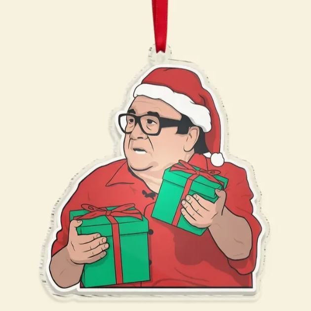 Adorno Navideño Con Regalos Personalizados Para Fanáticos Del Cine - miscalcetinescaramx