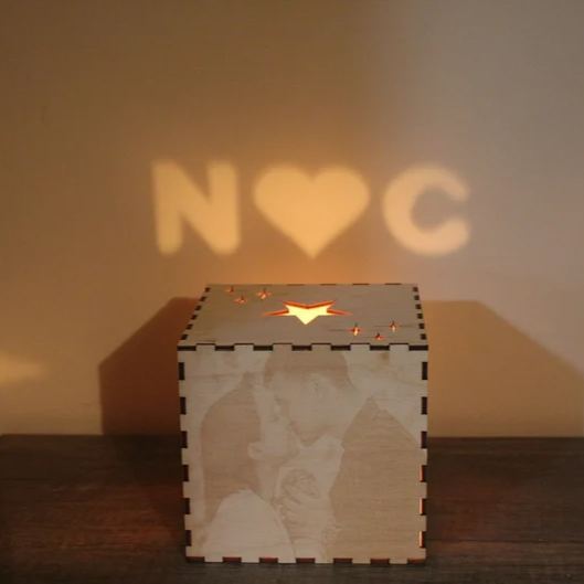 Regalo Personalizado Para Ella, Regalos De Cumpleaños Para Novia, Regalo De Aniversario Para Novia, Caja De Música Con Foto Mágica Romántica, Regalo Para Ella - miscalcetinescaramx