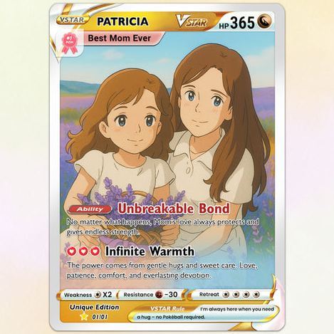 Tarjeta Personalizada Inspirada Para Mamá, Día De La Madre, Tarjeta Personalizada Para Mamá, Regalo Personalizable - miscalcetinescaramx