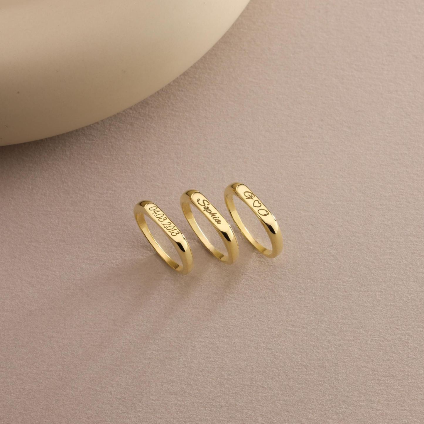Anillo De Nombre Personalizado, Anillo De Nombre Delicado, Anillo Grabado, Joyería De Nombre, Anillo De Nombre, Anillo Para Mujeres, Regalo Para Ella - miscalcetinescaramx