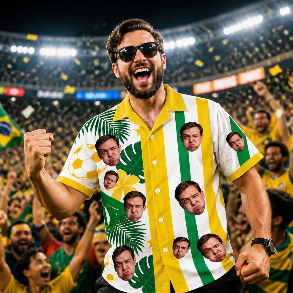 Camiseta Hawaiana Para Fanáticos Del Fútbol Global, Camiseta De Fútbol Retro, Camiseta De Playa Aloha Para Hombres, Estilo Deportivo De Vacaciones De Verano - miscalcetinescaramx