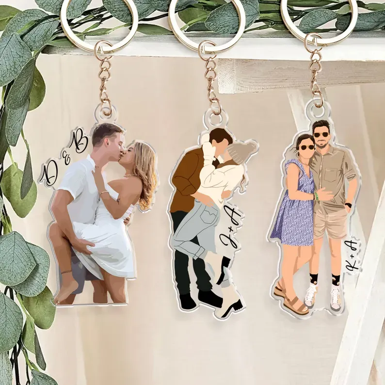 Regalo De Aniversario Para Él, Llavero Con Foto Personalizado, Llavero De Pareja, Llavero De Regalo Para El Día De La Madre, Llaveros Con Foto, Regalo Para Novio, Conducción Segura
