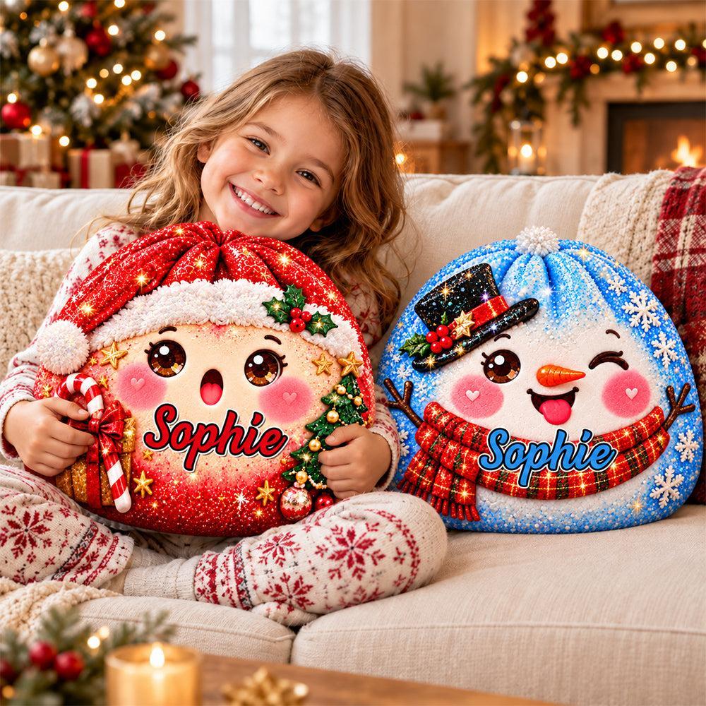 Almohada Personalizada En Forma De Arco Iris, Lindo Personaje Sonriente Abrazado Por Un Niño, Regalo único Para Niños - miscalcetinescaramx