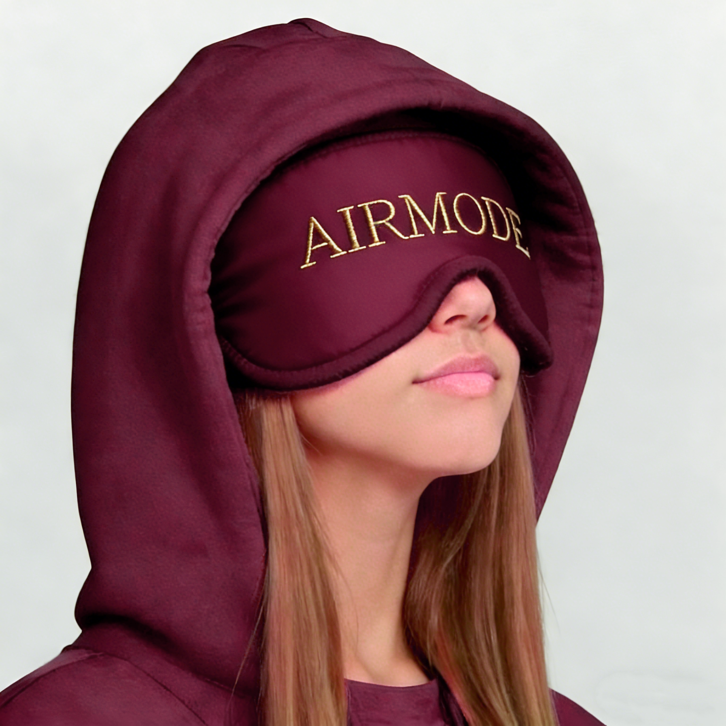 Sudadera Unisex Multicolor Con Antifaz Incorporado, Sudadera Con Capucha Airmode Personalizada, Sudadera Acogedora Con Antifaz Para Dormir De Viaje. - miscalcetinescaramx