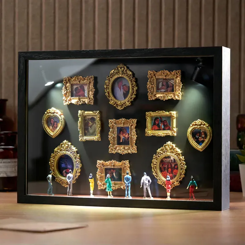 Marco Del Museo De Nosotros Regalo Personalizado Para Parejas Para Sus Lindos Regalos De Museo En Miniatura Regalo Significativo Regalo De Aniversario Del Día De San Valentín - MyFaceSocksES