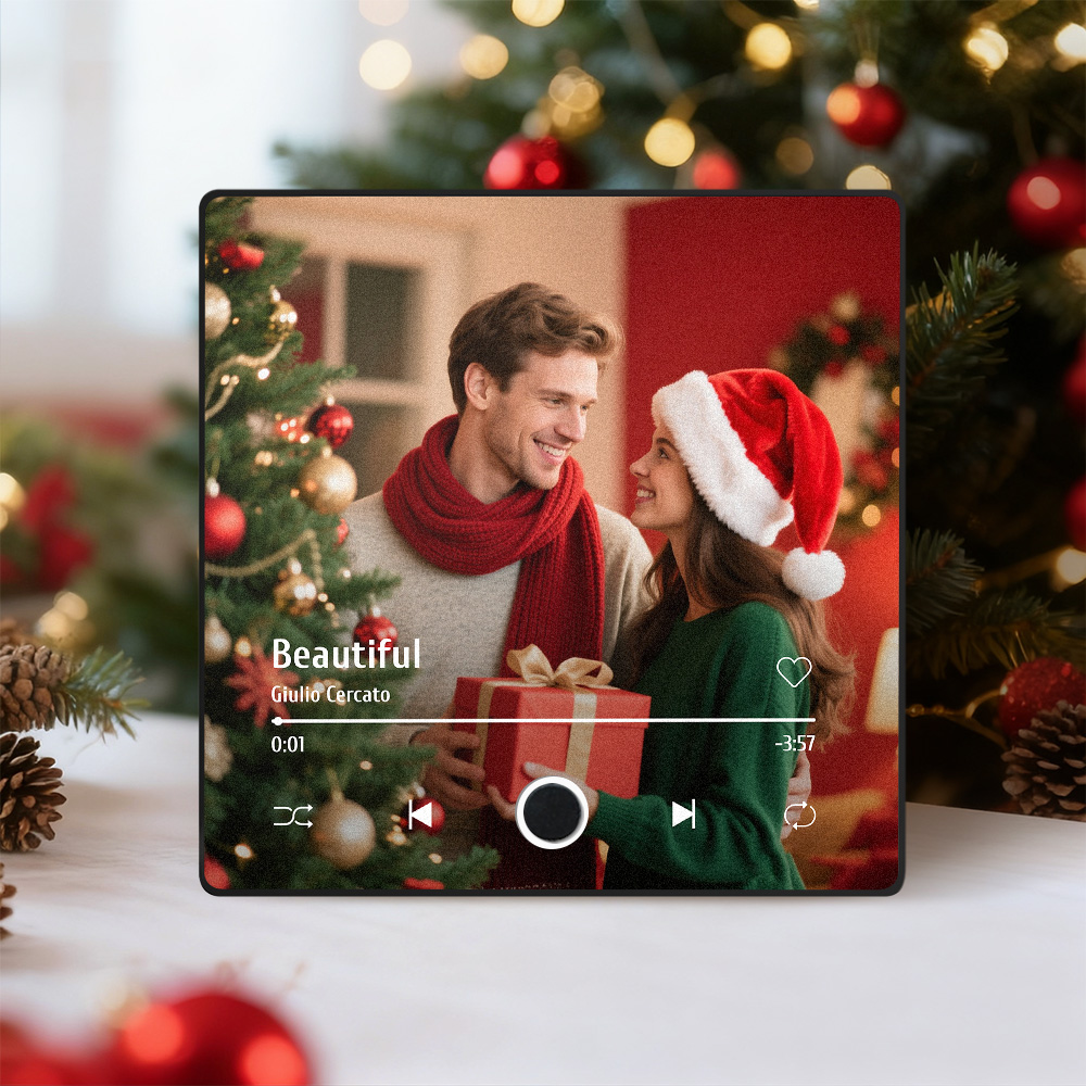 Álbum De Fotos Personalizado, Imán De Nevera, Pegatina De Pared Con Música, Movimiento Musical Que Se Puede Reproducir Sin Teléfono Móvil, Imán De Nevera Musical Pro