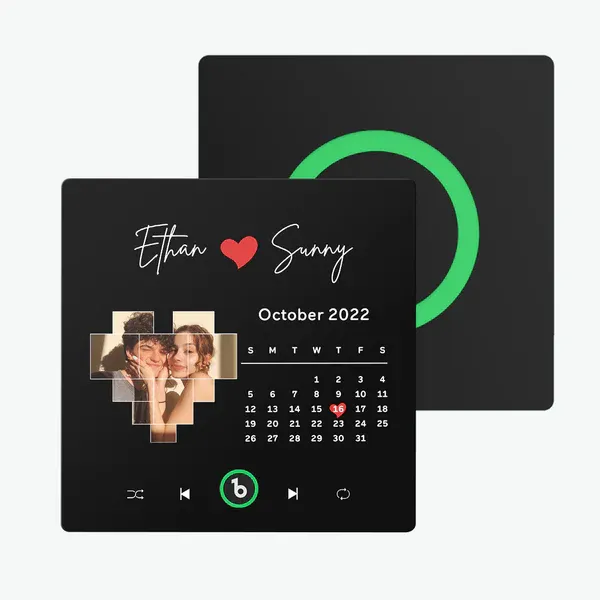 Imán De Nevera Personalizado Con Forma De Álbum. Imán De Nevera Musical Personalizado Que Reproduce Canciones. - MyFaceSocksES