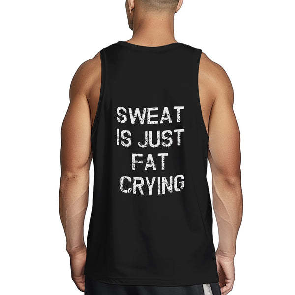 Camiseta Sin Mangas Con Texto Personalizado Para Hombre, Divertida Camiseta De Entrenamiento Para Gimnasio - MyFaceSocksES