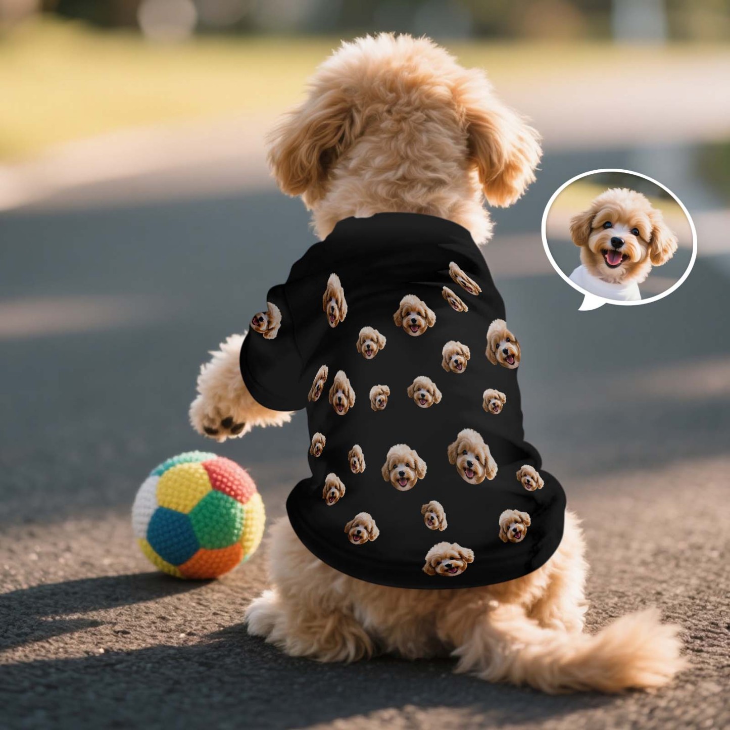 Camiseta Personalizada Con Foto Y Texto Para Perro, Ideal Como Regalo Para Amantes De Las Mascotas. - MyFaceSocksES
