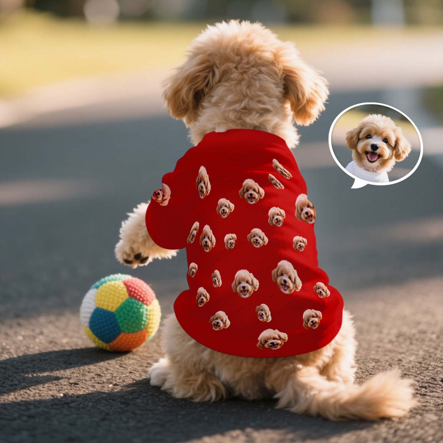 Camiseta Personalizada Con Foto Y Texto Para Perro, Ideal Como Regalo Para Amantes De Las Mascotas. - MyFaceSocksES