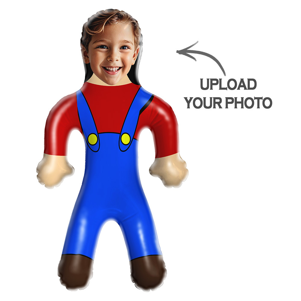 Globo Minime Inflable Personalizado Con Cara, Muñecas Inflables Personalizadas Para Super Él/niños - MyFaceSocksES