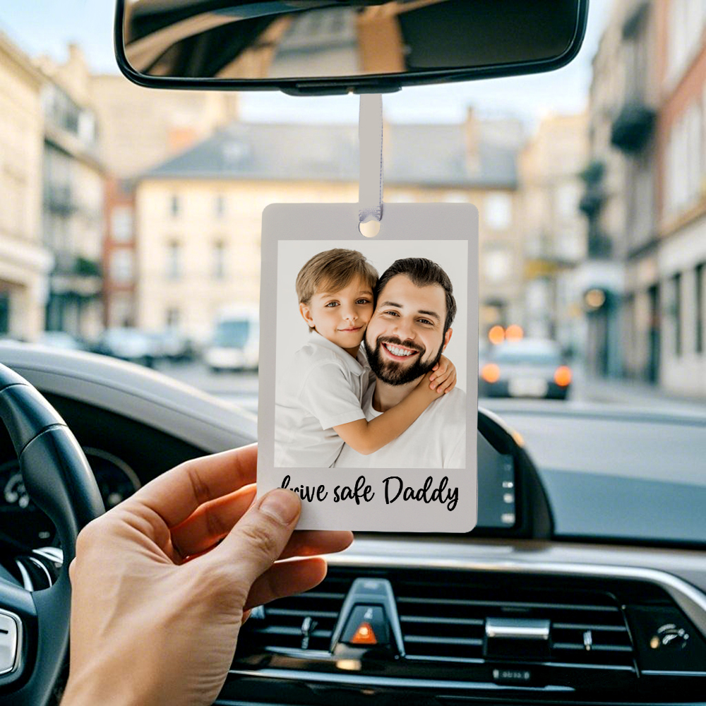 Adorno De Coche Con Foto Personalizada, Regalo Personalizado Para Él, Estrella De La Fama, Lienzo Vertical Familiar, Regalo De Cumpleaños Para Mamá - MyFaceSocksES