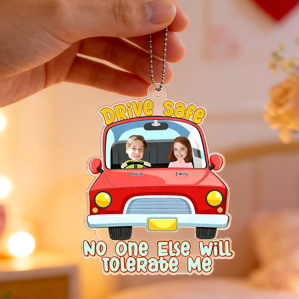 Percha De Coche Acrílica Personalizada, Regalo De San Valentín Para Un Momento Especial, Regalo Con Foto Personalizado Para Novios, Novias, Familiares Y Amantes. - MyFaceSocksES