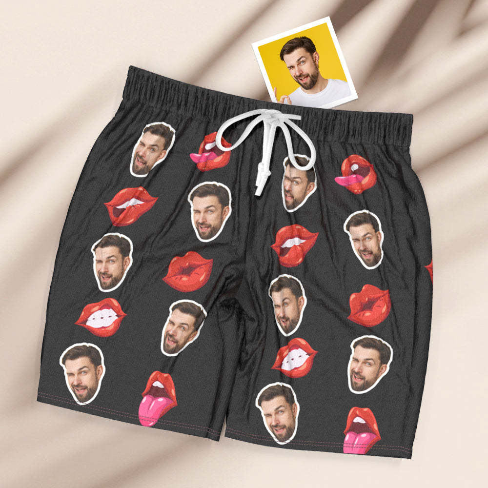 Conjunto De Pijamas De Cara Personalizada, Ropa De Dormir De Manga Corta - Feliz Día De Los Abuelos - MyFaceSocksES