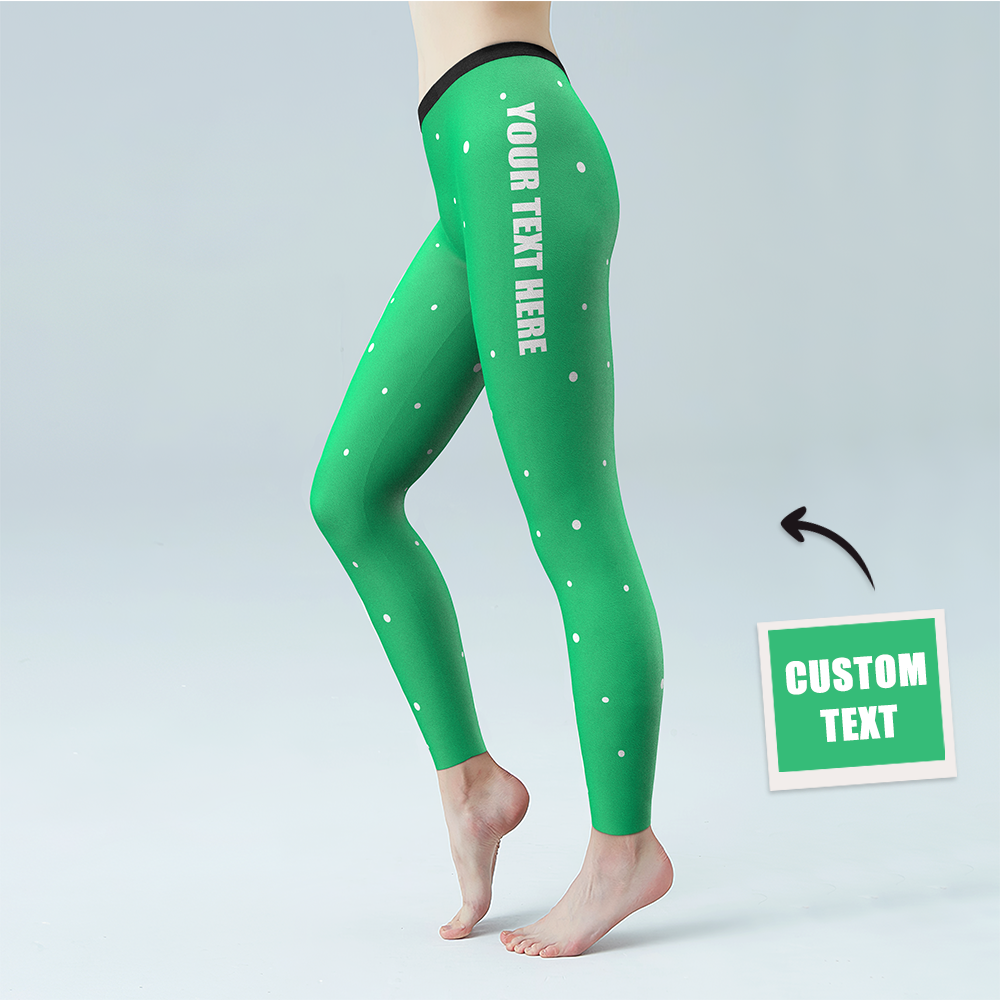 Pantalones De Yoga Para Mujer Leggings Personalizados Medias Personalizadas Con Tu Propio Texto - MyFaceSocksES