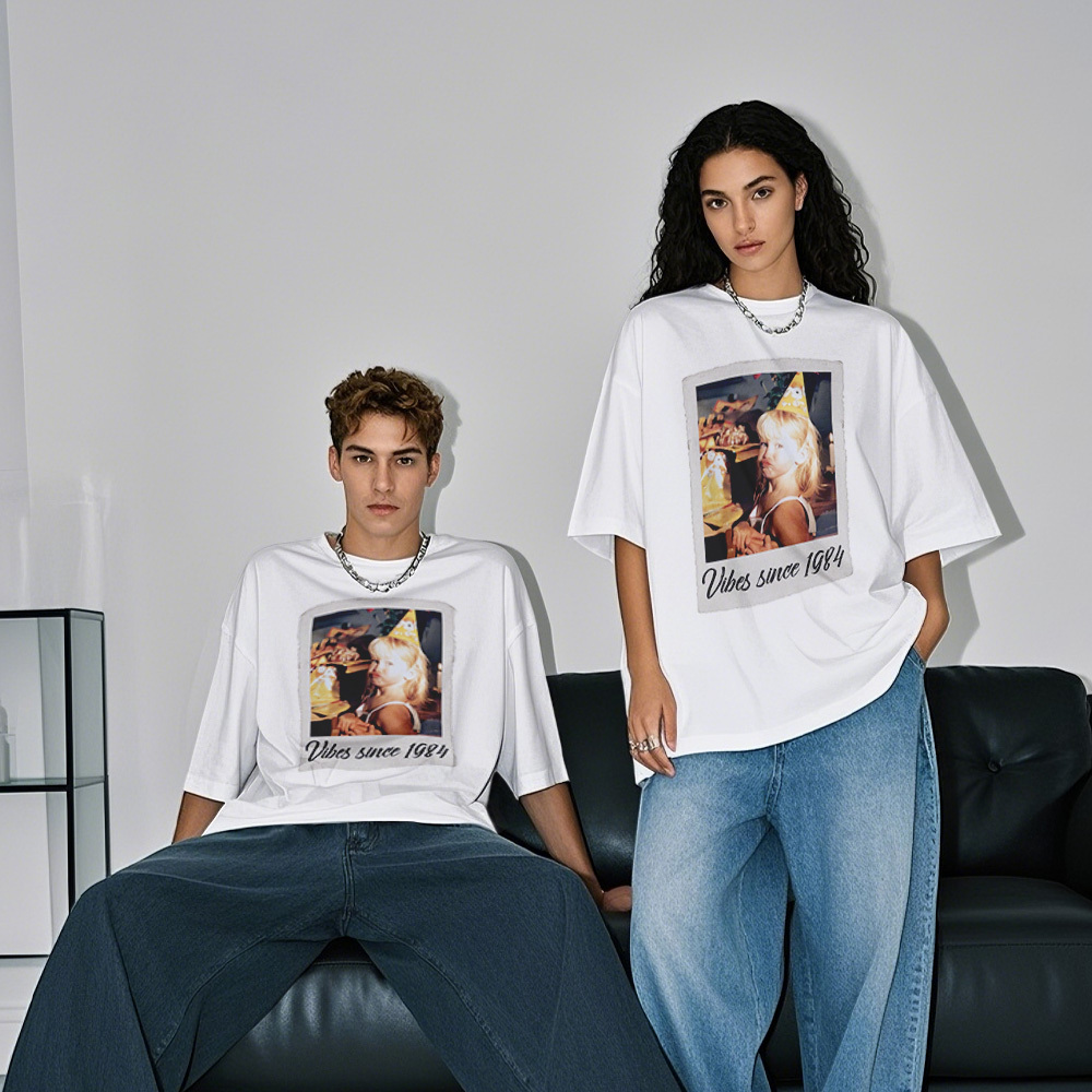 Camiseta Vintage Con Foto Personalizada, Estilo Película De Cumpleaños, Idea De Regalo Vintage - MyFaceSocksES