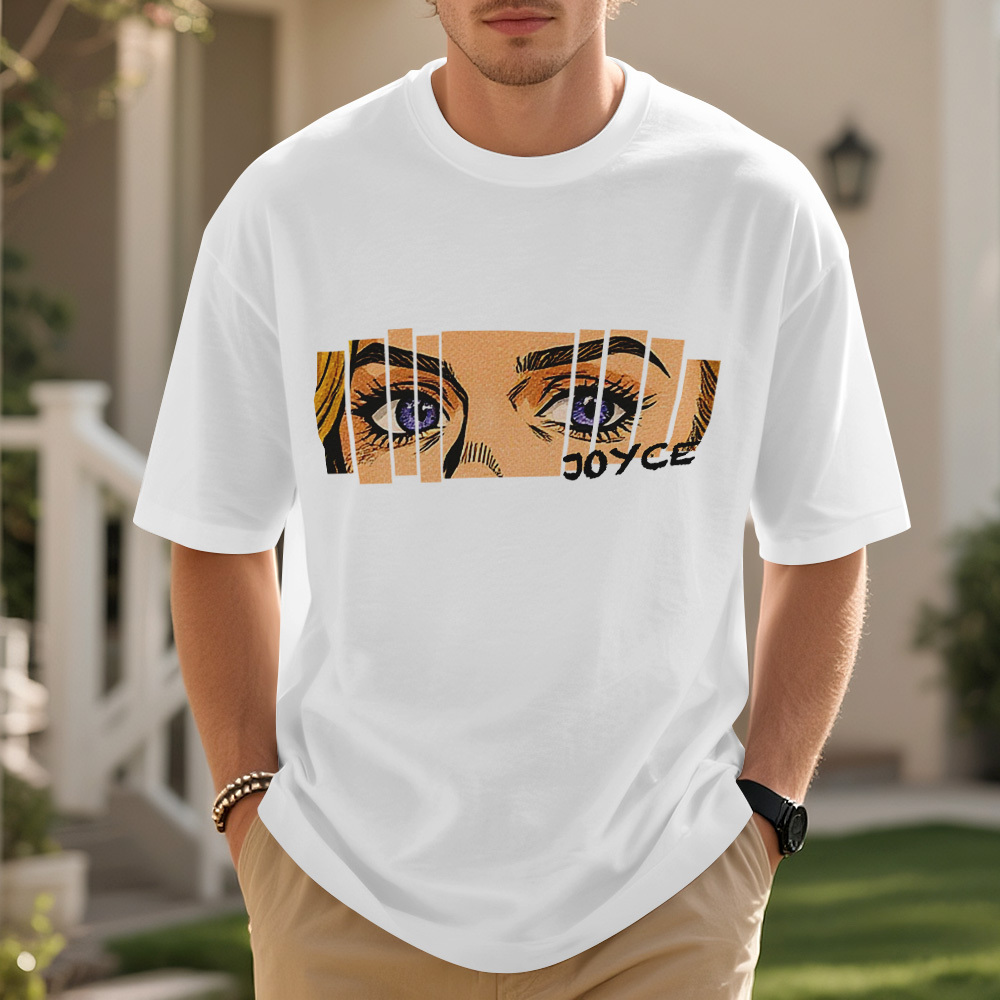 Camisa Retro Personalizada De Ojos Cómicos, Camiseta Gráfica Con Nombre Personalizado, Camiseta Estética única Con Arte De Ojos, Ropa De Calle Personalizable Para Mujeres Y Hombres - MyFaceSocksES