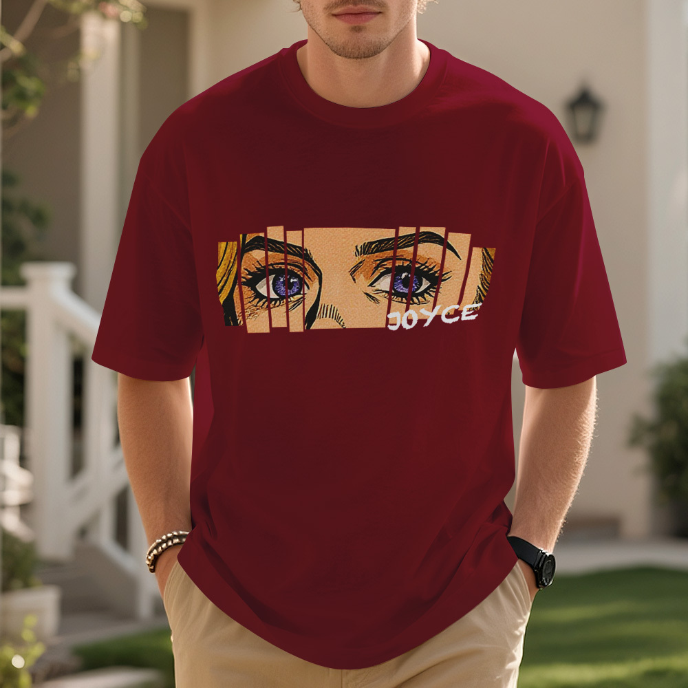 Camisa Retro Personalizada De Ojos Cómicos, Camiseta Gráfica Con Nombre Personalizado, Camiseta Estética única Con Arte De Ojos, Ropa De Calle Personalizable Para Mujeres Y Hombres - MyFaceSocksES