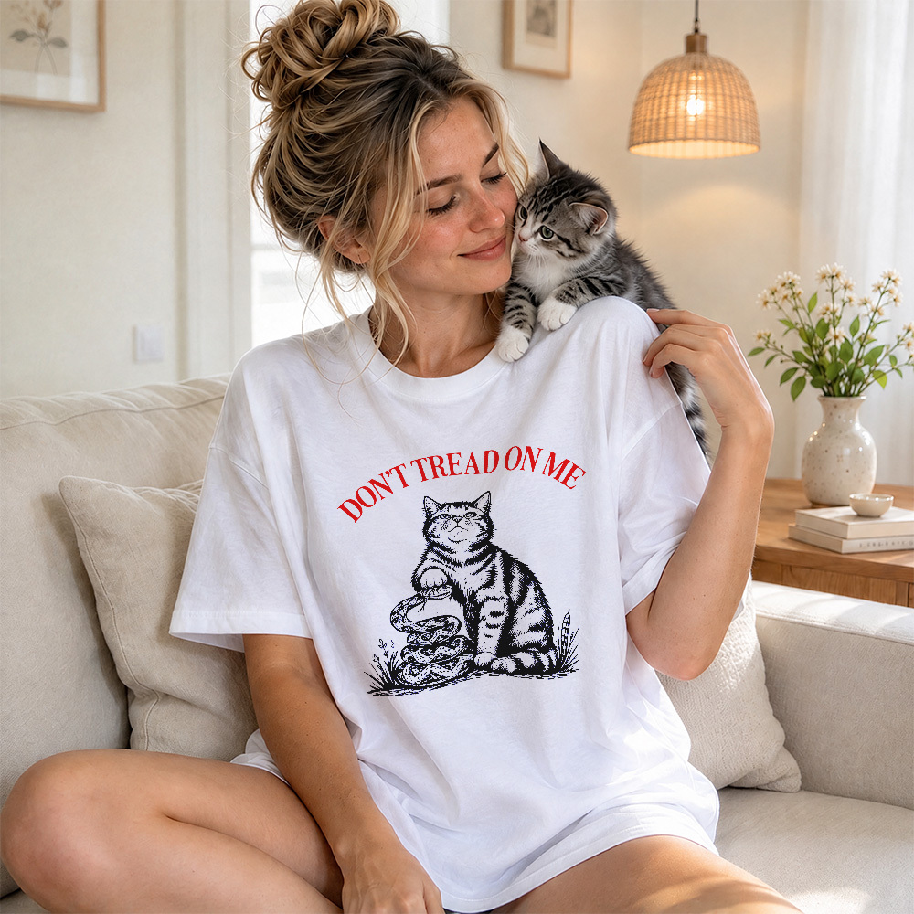 Camiseta Tabby Cat: Camiseta Gráfica Atrevida Para Amantes, Activistas Y Partidarios De Los Gatos, Regalo Llamativo Para Las Fiestas - MyFaceSocksES
