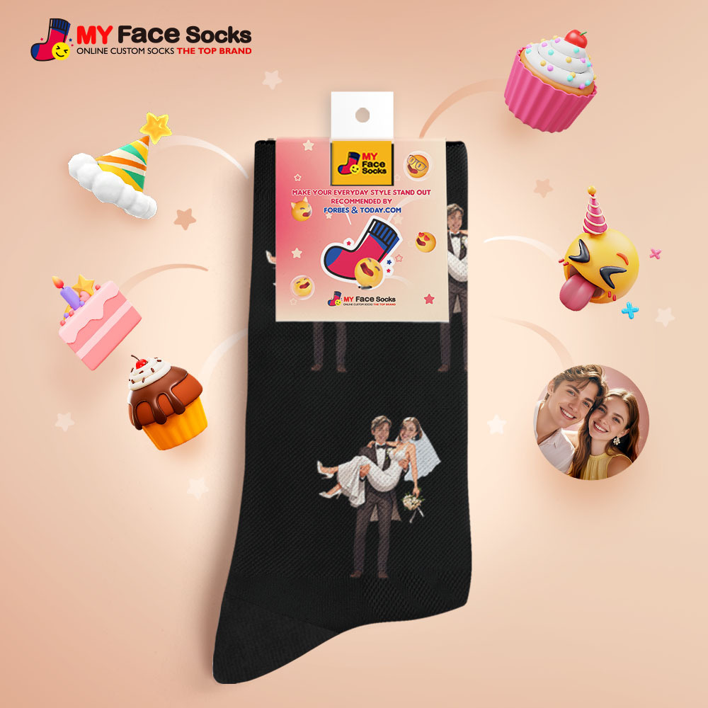 Regalo Personalizado Con Temática De Dentista Con Tu Foto. Calcetines Con Cara Personalizada Para Amantes De La Odontología, Aniversario. - MyFaceSocksES