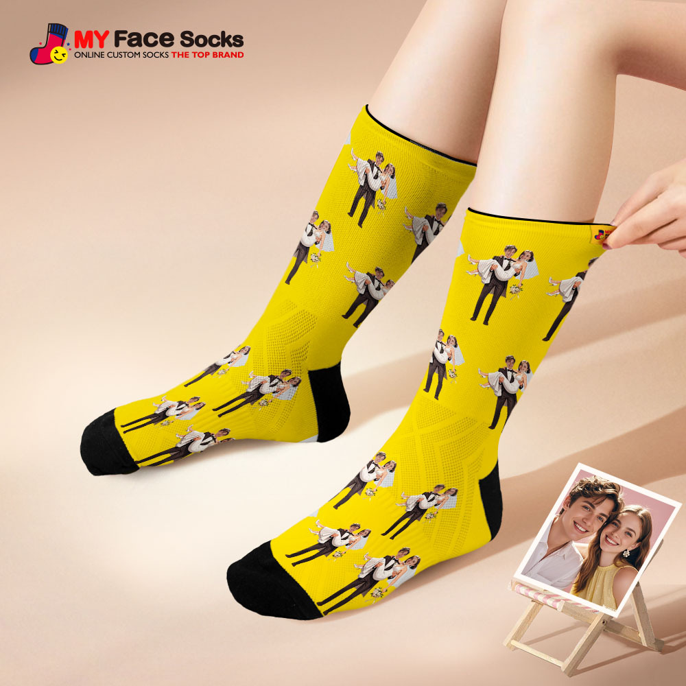 Regalo Personalizado Con Temática De Dentista Con Tu Foto. Calcetines Con Cara Personalizada Para Amantes De La Odontología, Aniversario. - MyFaceSocksES