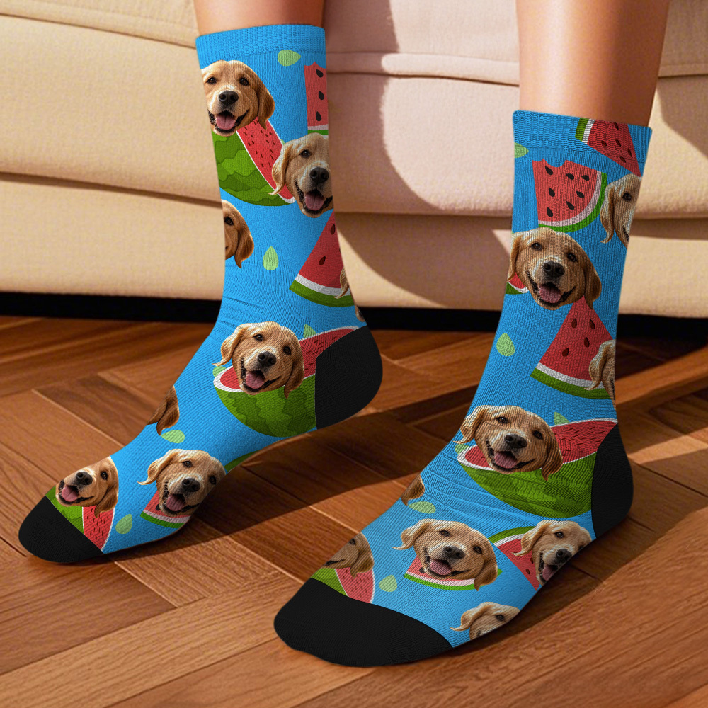 Calcetines Personalizados Con Cara Y Fotos. Calcetines Personalizados Estilo Hawaiano Para Parejas. Idea De Regalo Divertida. - MyFaceSocksES