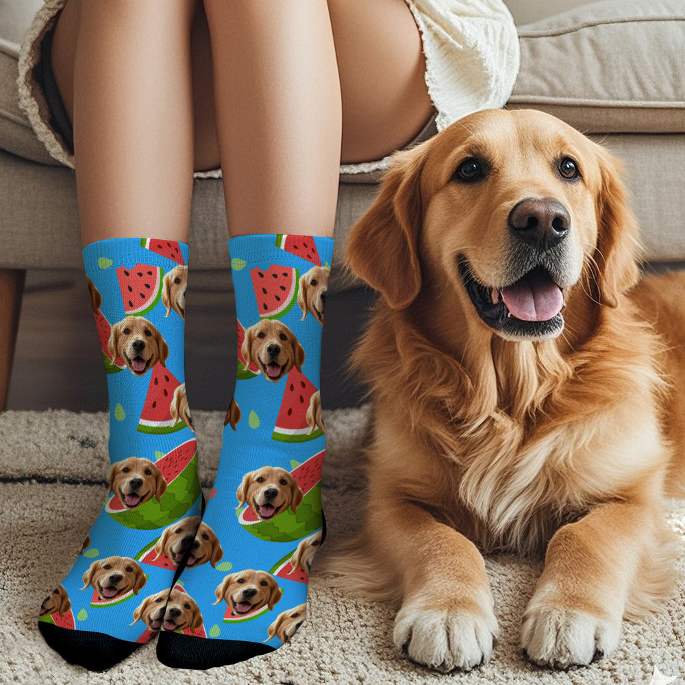 Calcetines Personalizados Con Cara Y Fotos. Calcetines Personalizados Estilo Hawaiano Para Parejas. Idea De Regalo Divertida. - MyFaceSocksES