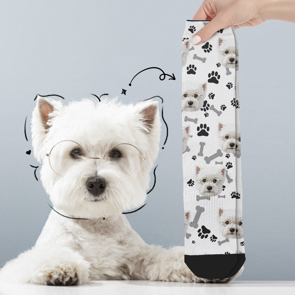 Calcetines Con Foto Personalizados, Diseño Colorido Y Personalizado, La Mejor Idea De Regalo, Cara Divertida Para Amantes De Las Mascotas. - MyFaceSocksES
