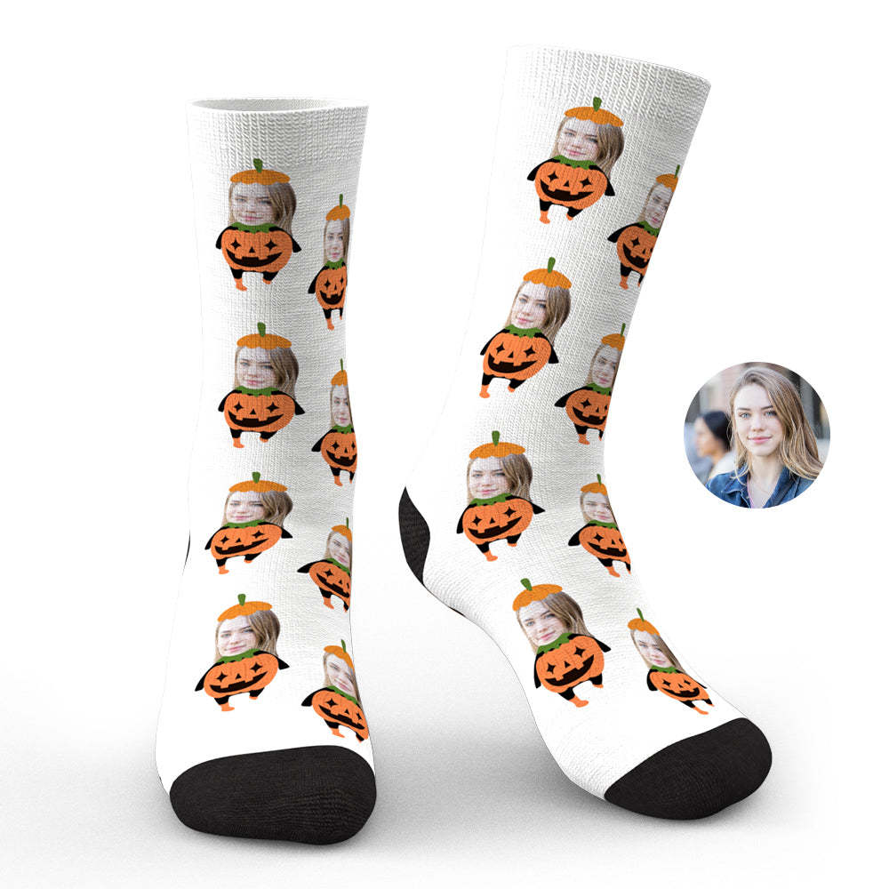 Calcetines Personalizados Con Cara De Foto Regalos Divertidos De Halloween - MyFaceSocksES