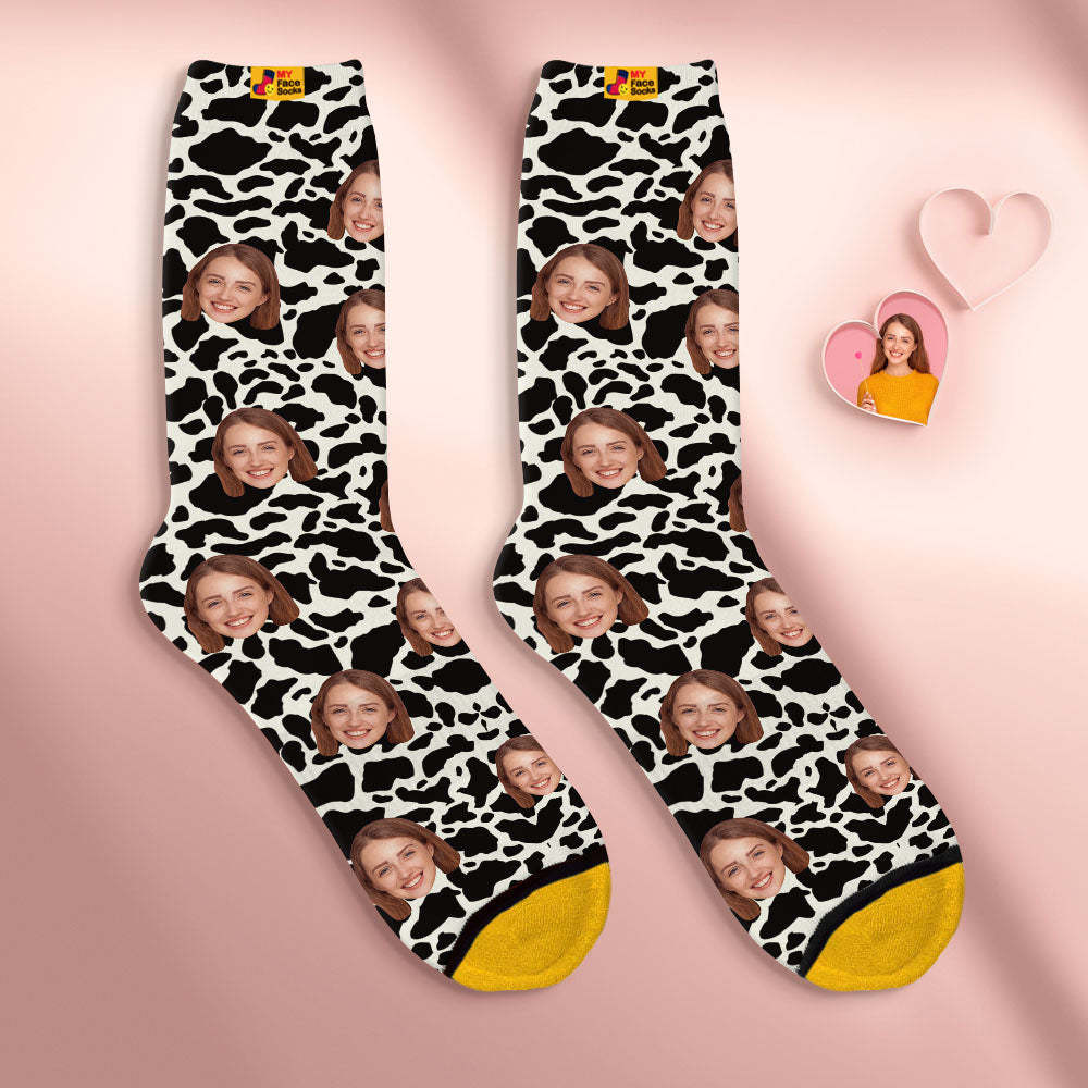 Calcetines De Cara Personalizados Regalos Sorpresa Personalizados Calcetines Impresos Digitales En 3d Para Estampado De Jirafa Amante - MyFaceSocksES