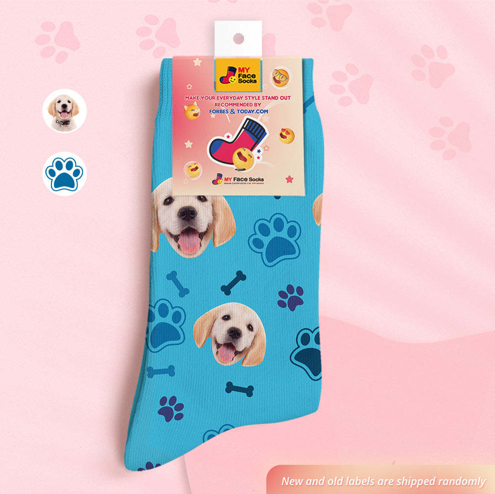 Calcetines De Cara Personalizados Calcetines Impresos Digitales 3d Personalizados-cara De Perro - MyFaceSocksES