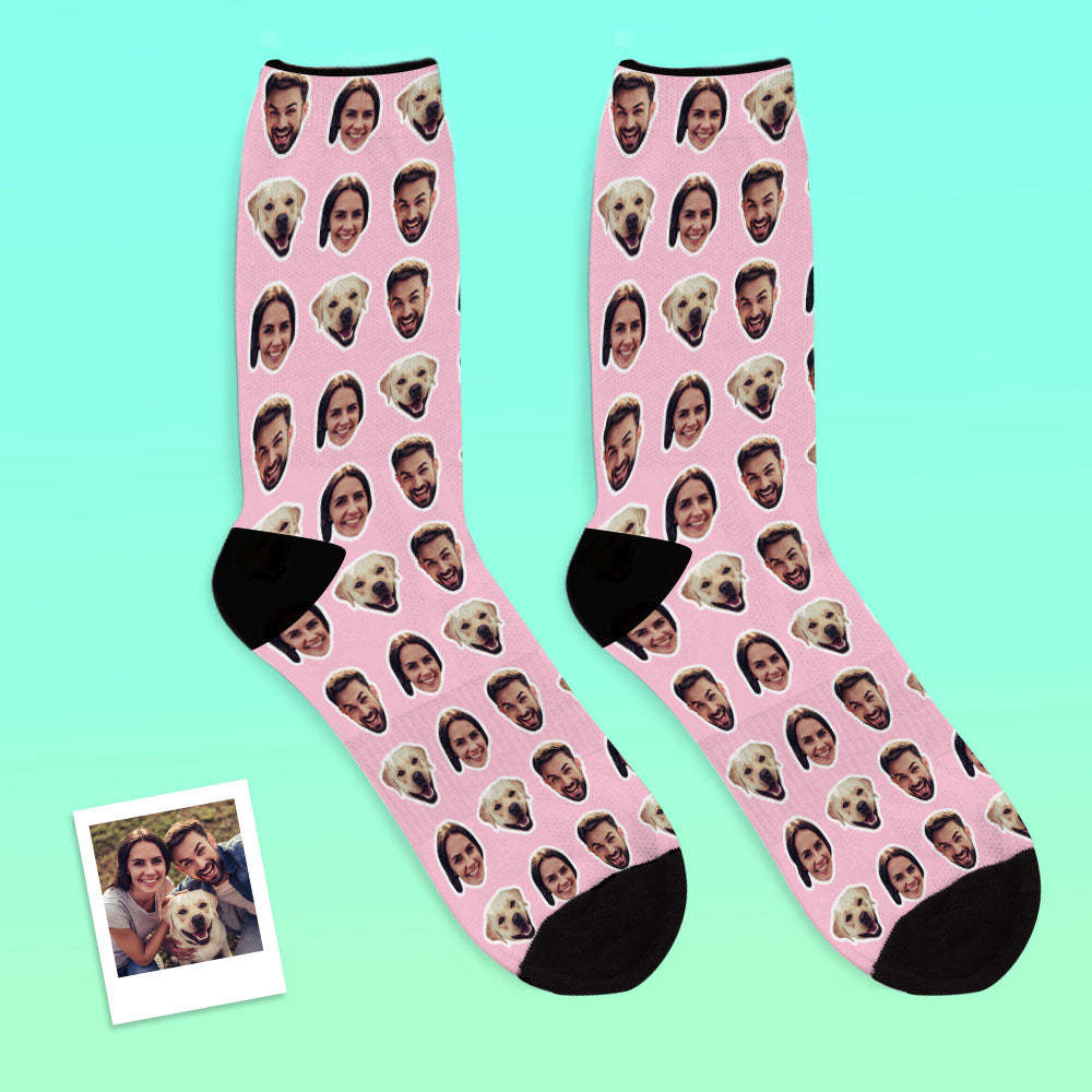 Calcetines Coloridos Personalizados Con Tu Foto - Dos Caras - MyFaceSocksES