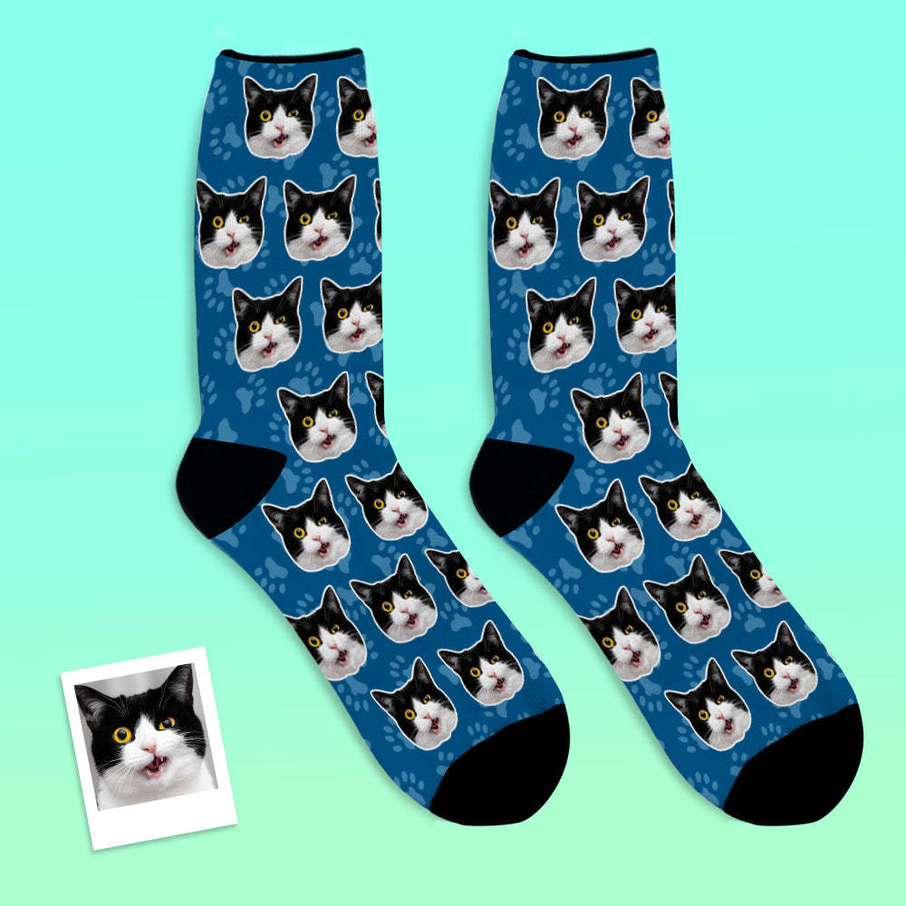 Calcetín Cara Gato Personalizado - MyFaceSocksES