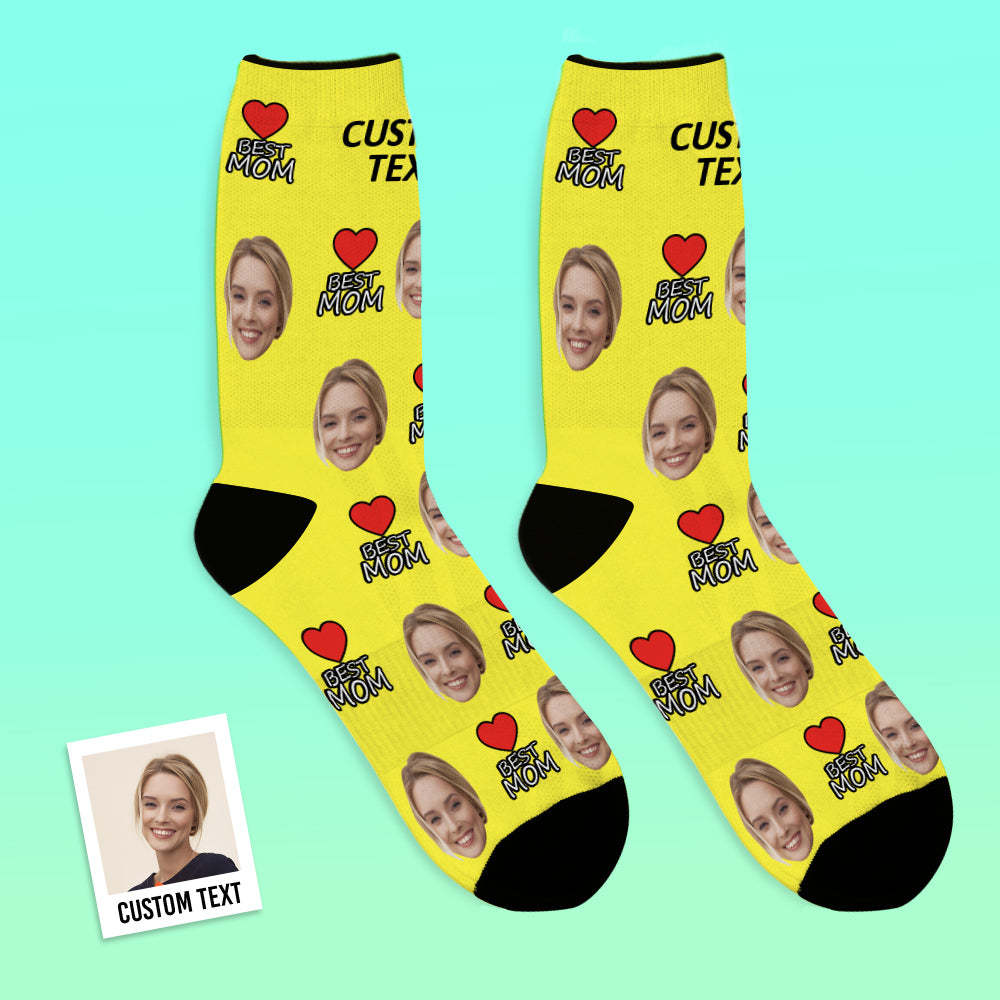 Calcetines De Cara Personalizados Los Mejores Regalos De Mamá Para Mamá - MyFaceSocksES