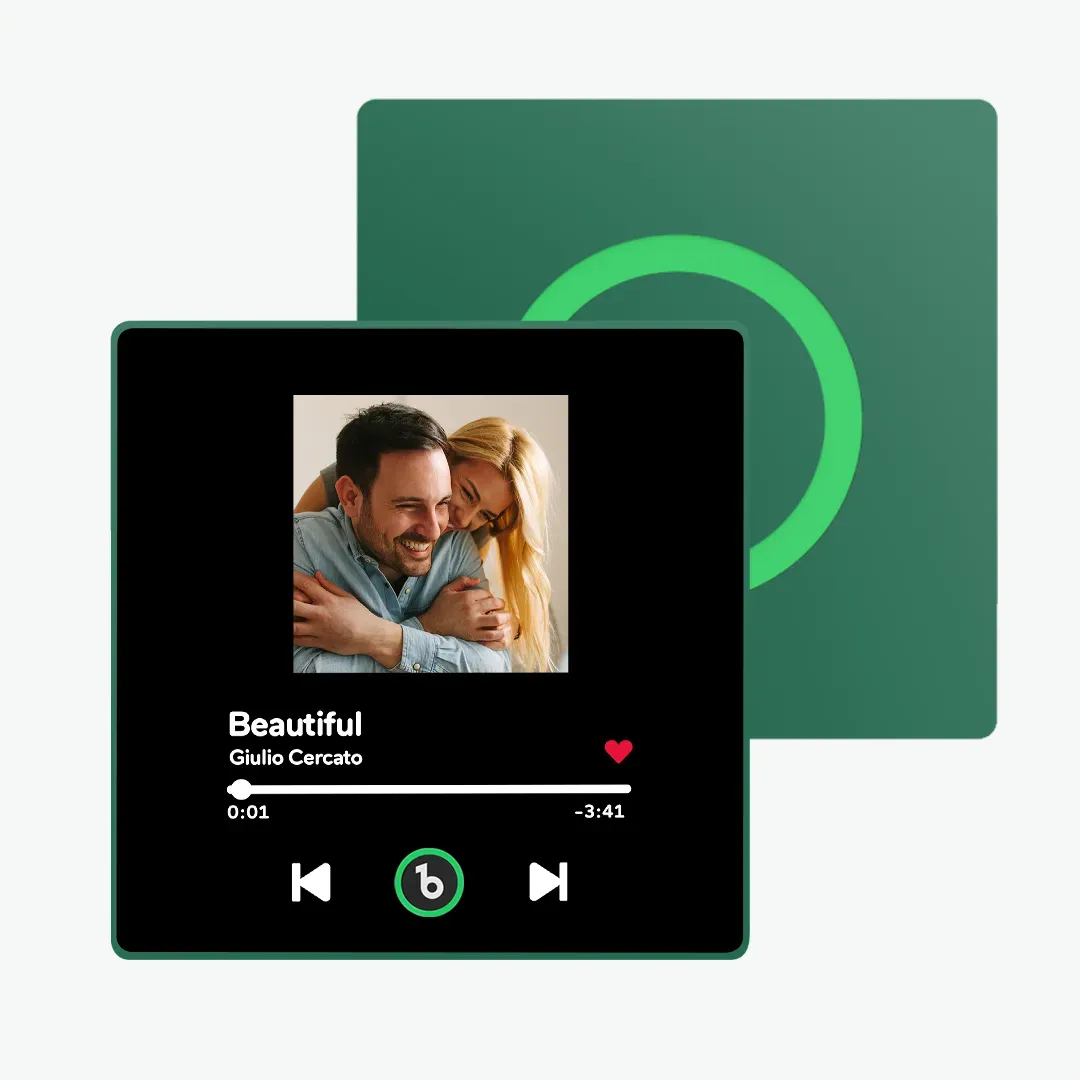 Imán De Nevera Musical Personalizado Con Marco Colorido. Álbum De Música. Adhesivo De Pared Con Foto Y Movimiento Musical Que Se Puede Reproducir. Regalo Para Parejas. - MyFaceSocksES