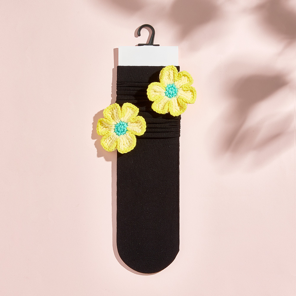 Calcetines De Punto Con Flores Y Frutas De Varios Estilos, Calcetines Coloridos - MyFaceSocksES