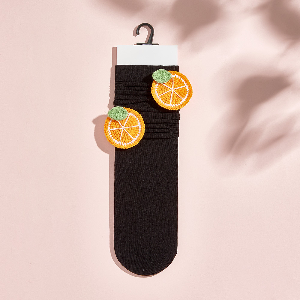 Calcetines De Punto Con Flores Y Frutas De Varios Estilos, Calcetines Coloridos - MyFaceSocksES