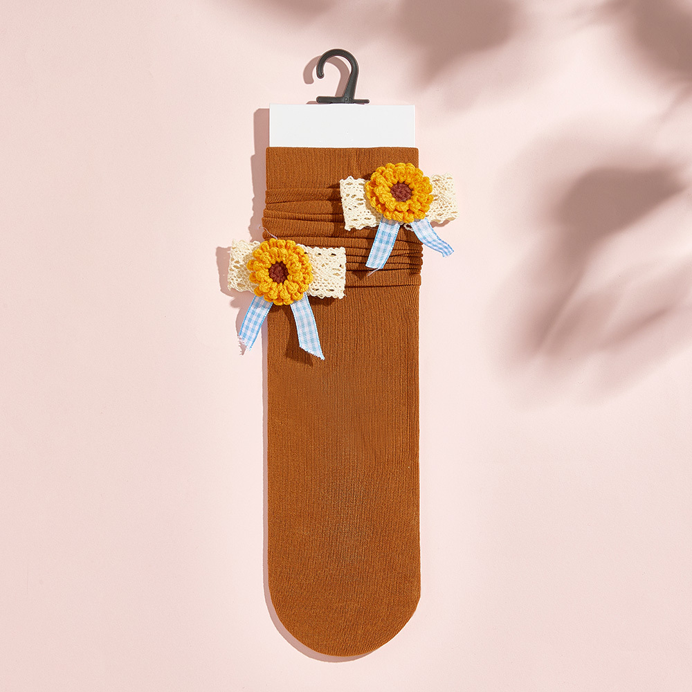Calcetines De Punto Con Flores Y Frutas De Varios Estilos, Calcetines Coloridos - MyFaceSocksES